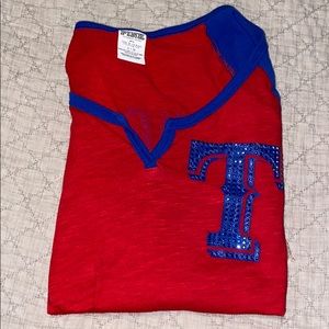 Victoria’s Secret Pink Texas Rangers shirt